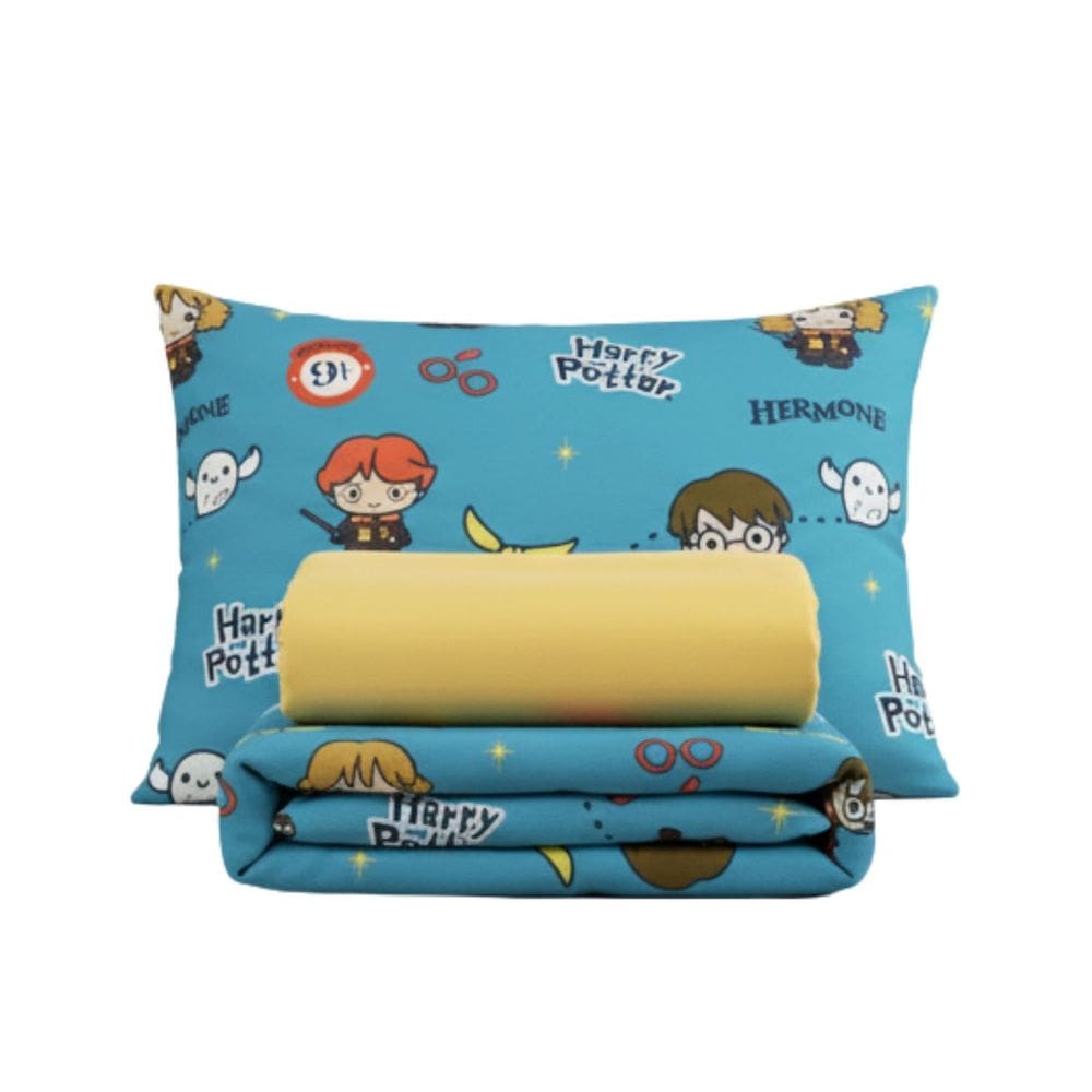 Jogo de Cama Solteiro Microfibra Harry Potter 3 Peças  Lepper – Lençol, Sobrelençol e Fronha