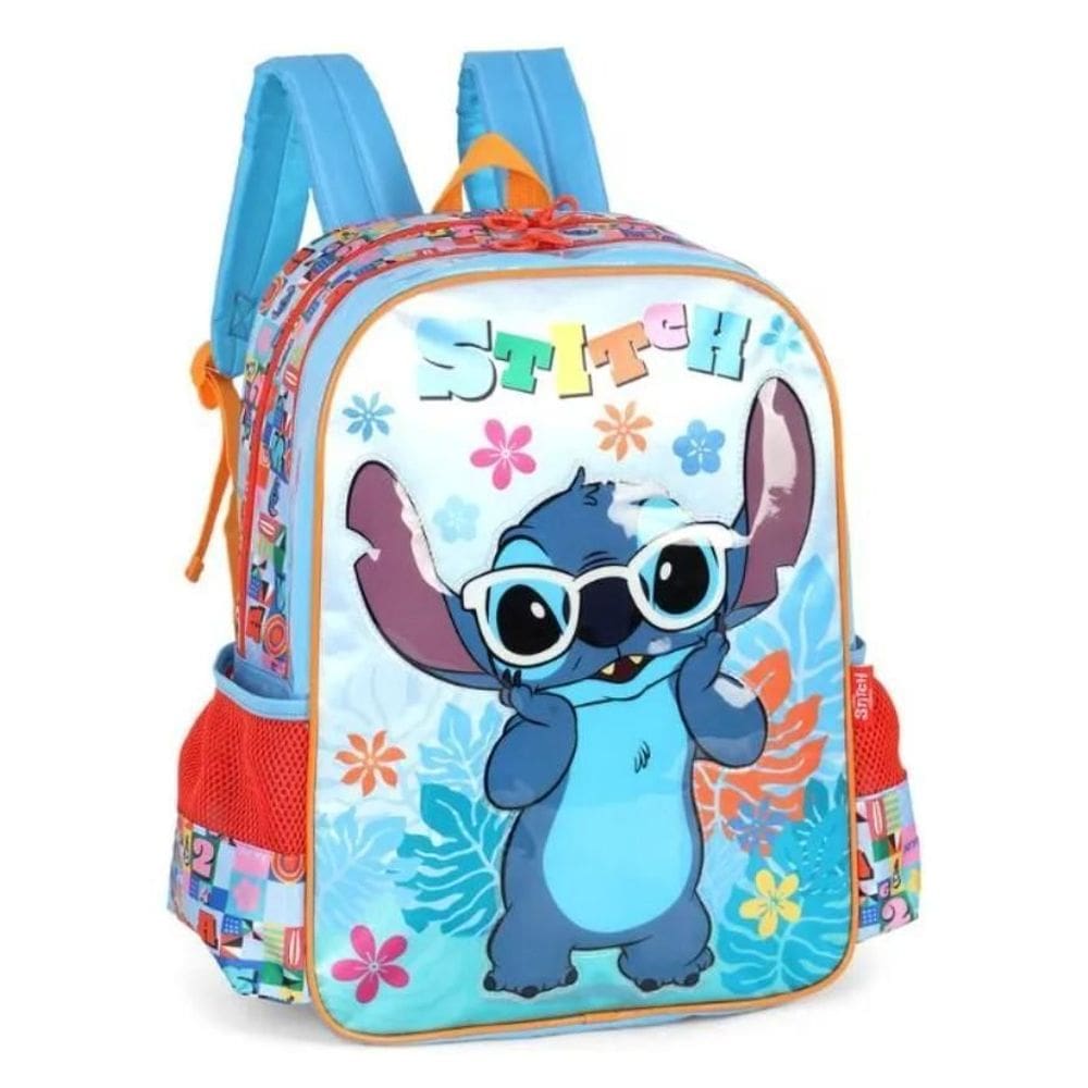 Mochila De Costas G Escolar Infantil Stitch - Luxcel