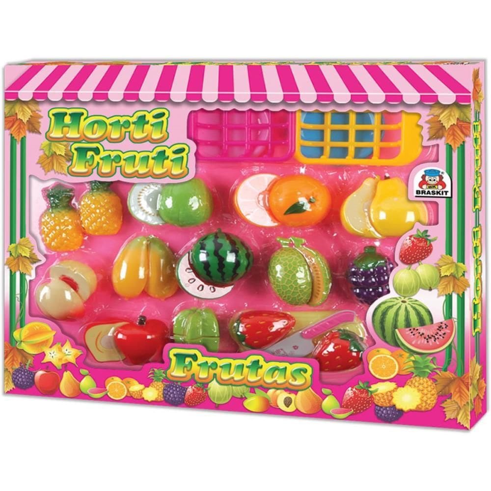 Brincando De Casinha Crec Crec Hortifruti Frutas - Braskit