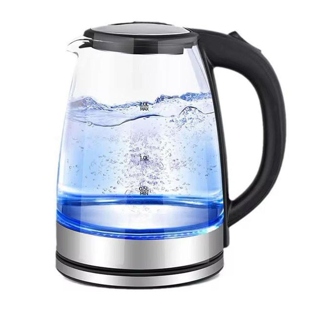 Chaleira Elétrica De Vidro Jarra 2L 1500W Desl Auto 220V
