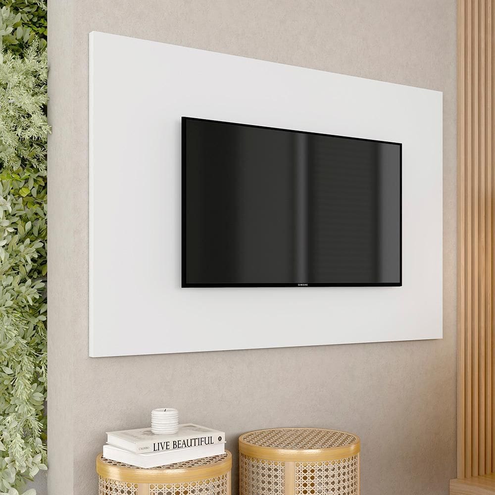 Painel Suspenso Para Tv 32” Quebec Branco - M.a