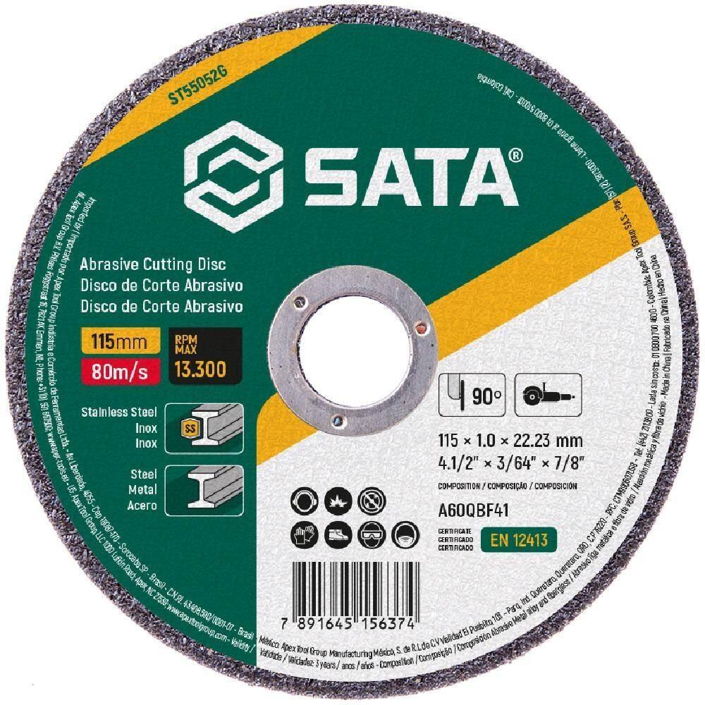 Disco De Corte Abrasivo Metal/Inox 4.1/2 X 1M - Sata