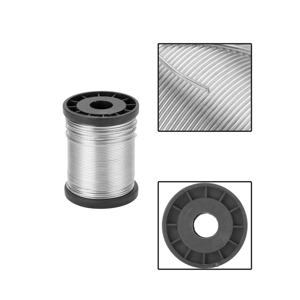 Arame De Aco Liso Galvanizado 50 Metros 1,5mm 670g