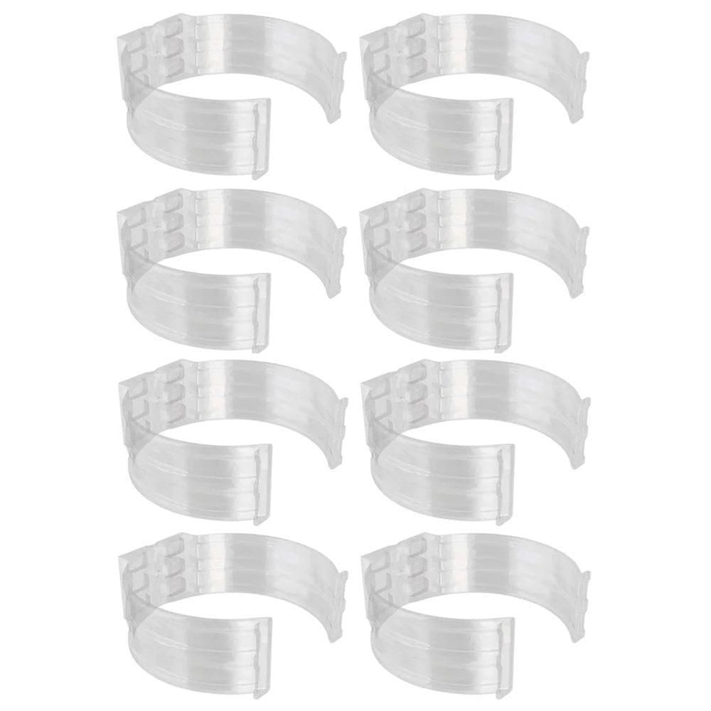 Kit 8 Abraçadeira Impacto Para Cano Tubo 100Mm 4`` Incolor