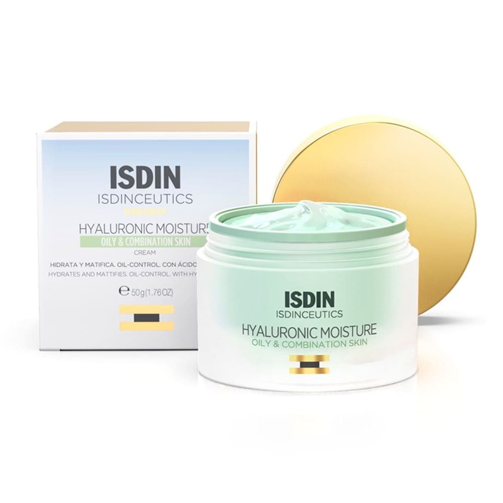 Creme Anti-Idade Isdin Isdinceutics Hyaluronic Moisture Oily Skin 50g