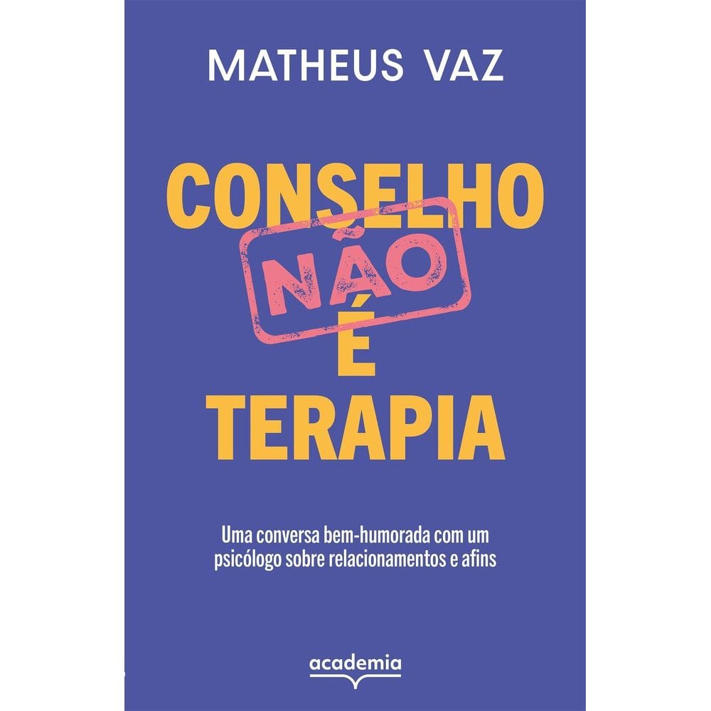 Conselho Não É Terapia