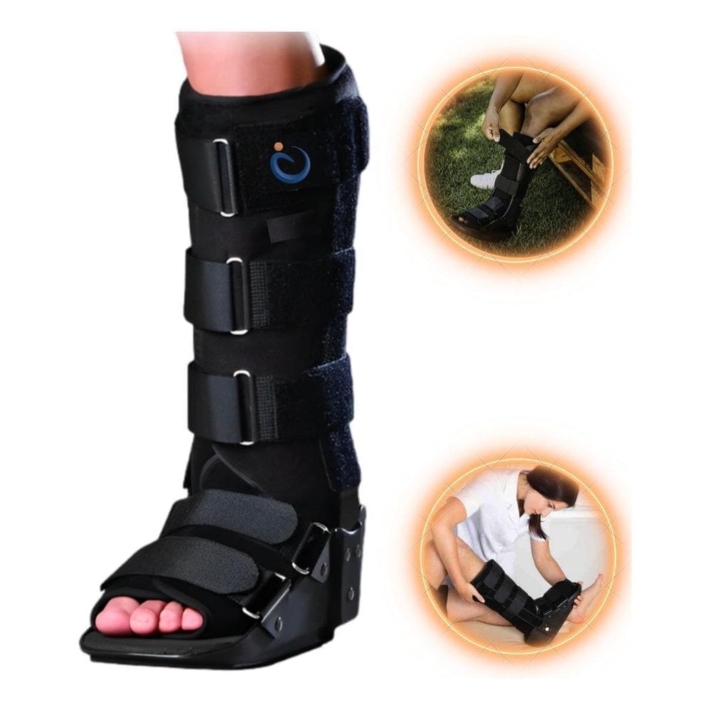 Bota Imobilizadora Longa Ortopédica Preta Tamanho M