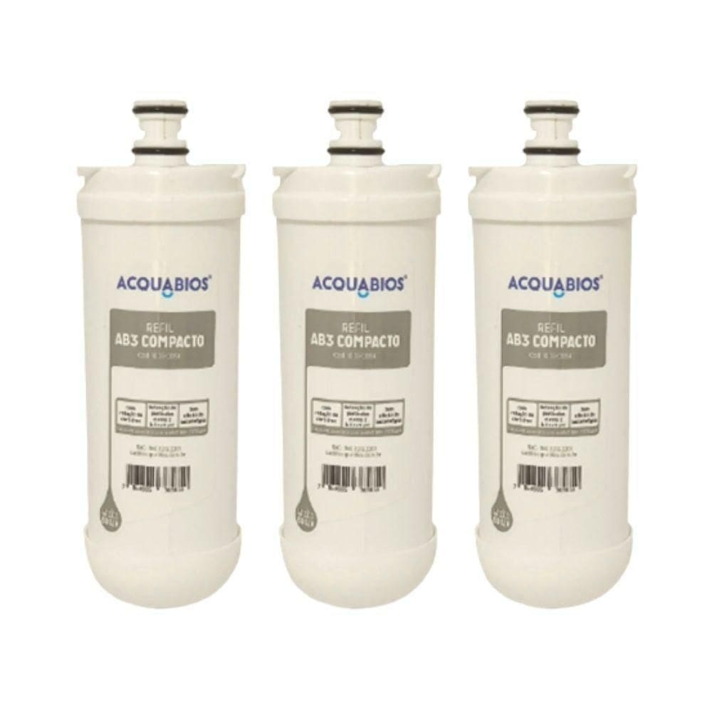 Kit 3 Refil Filtro Purificador Avanti, Mio, Vivax Ibbl