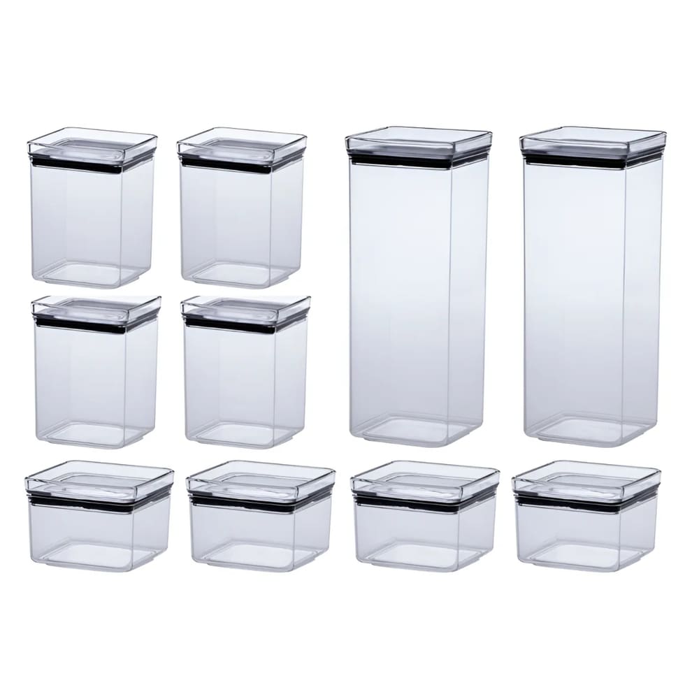 Kit B 10 Potes Quadrado Lumini 1943 Paramount