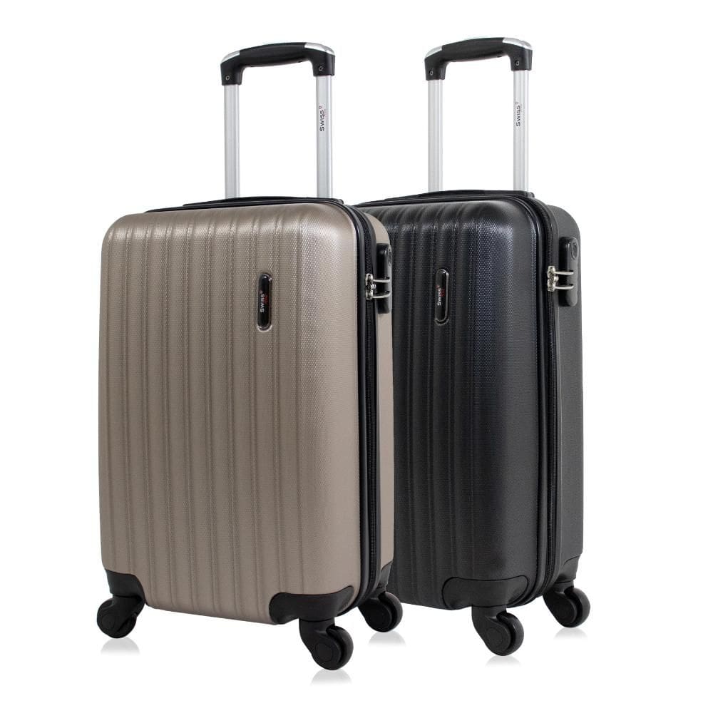 Kit 2 malas de viagem bordo 10kg Londres Swiss Move