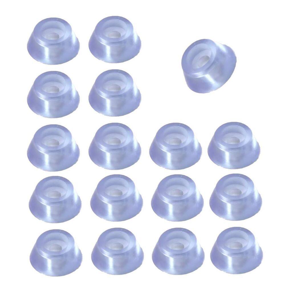 Base Pé Protetor Transparente Para Movel Kit 25 Peças 16x6mm