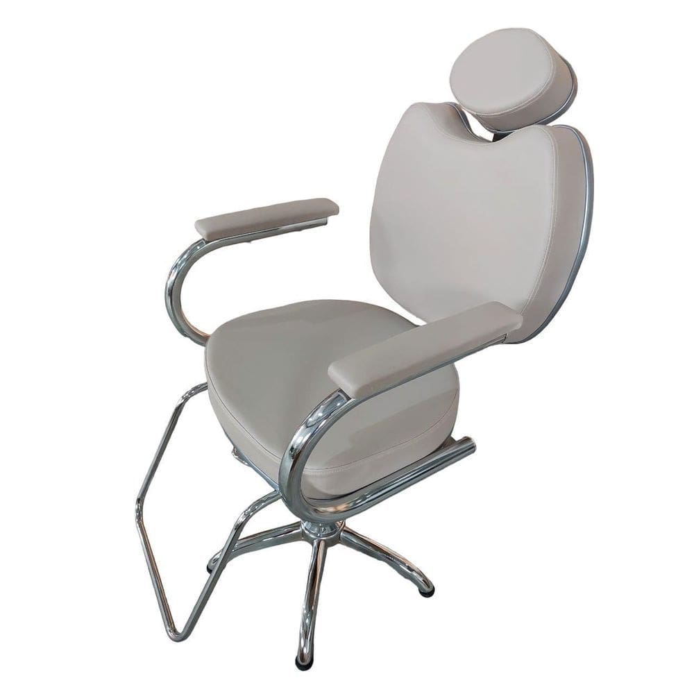 Cadeira Poltrona Para Salão Cabeleireiro Fixa Hidráulica