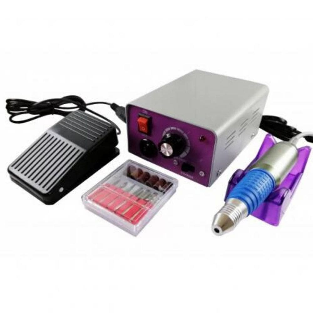 Lixa Elétrica Motor Unha Brocas Gel Manic Fibra