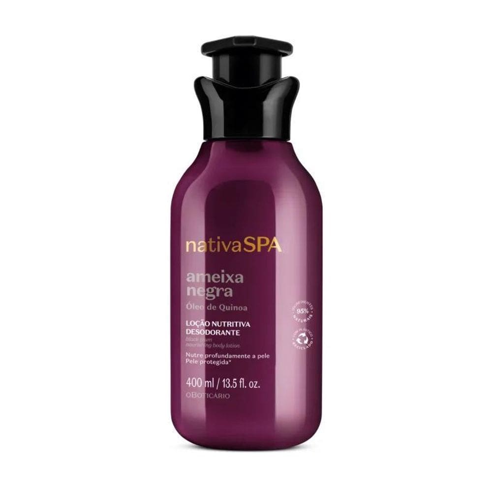 Loção Hidratante Corporal Nativa Spa Ameixa Negra - 400Ml