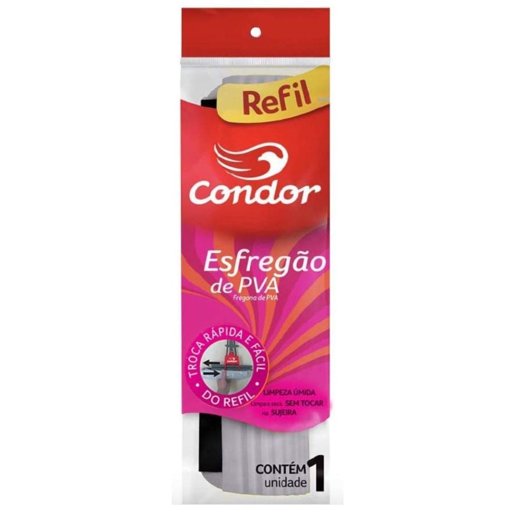 Refil Para Rodo Magico Mop De Pva Condor