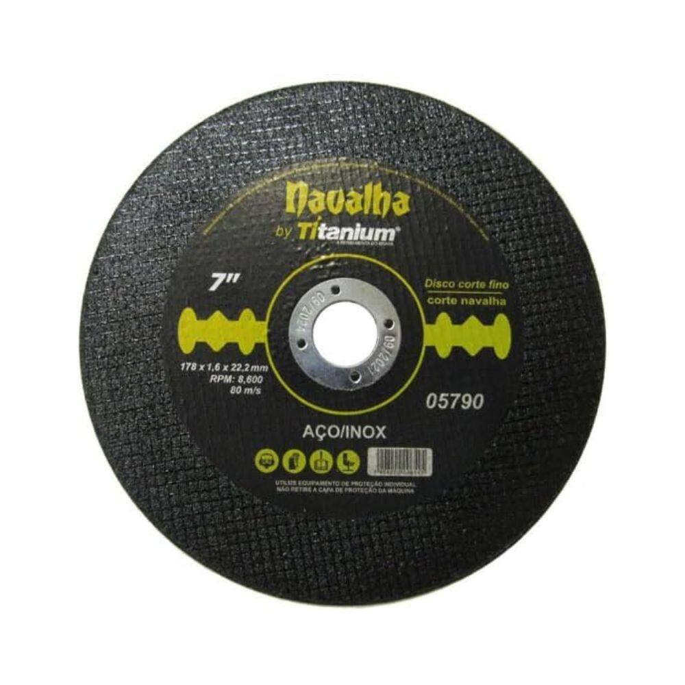 Kit 20 Discos Corte Fino 115Mm Super Premium Titanium