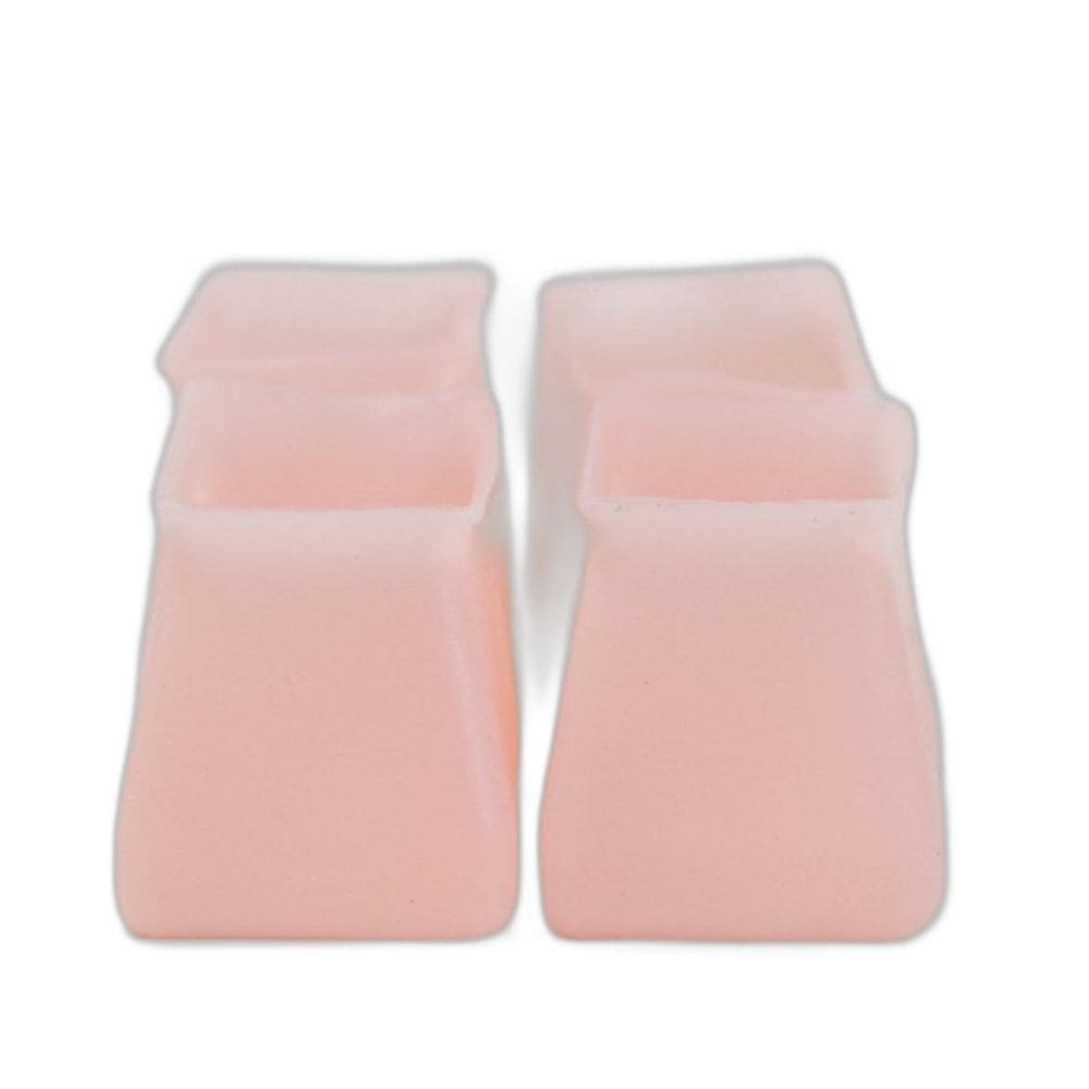 Protetor De Silicone Para Pé Quadrado De Cadeira 8 Peças