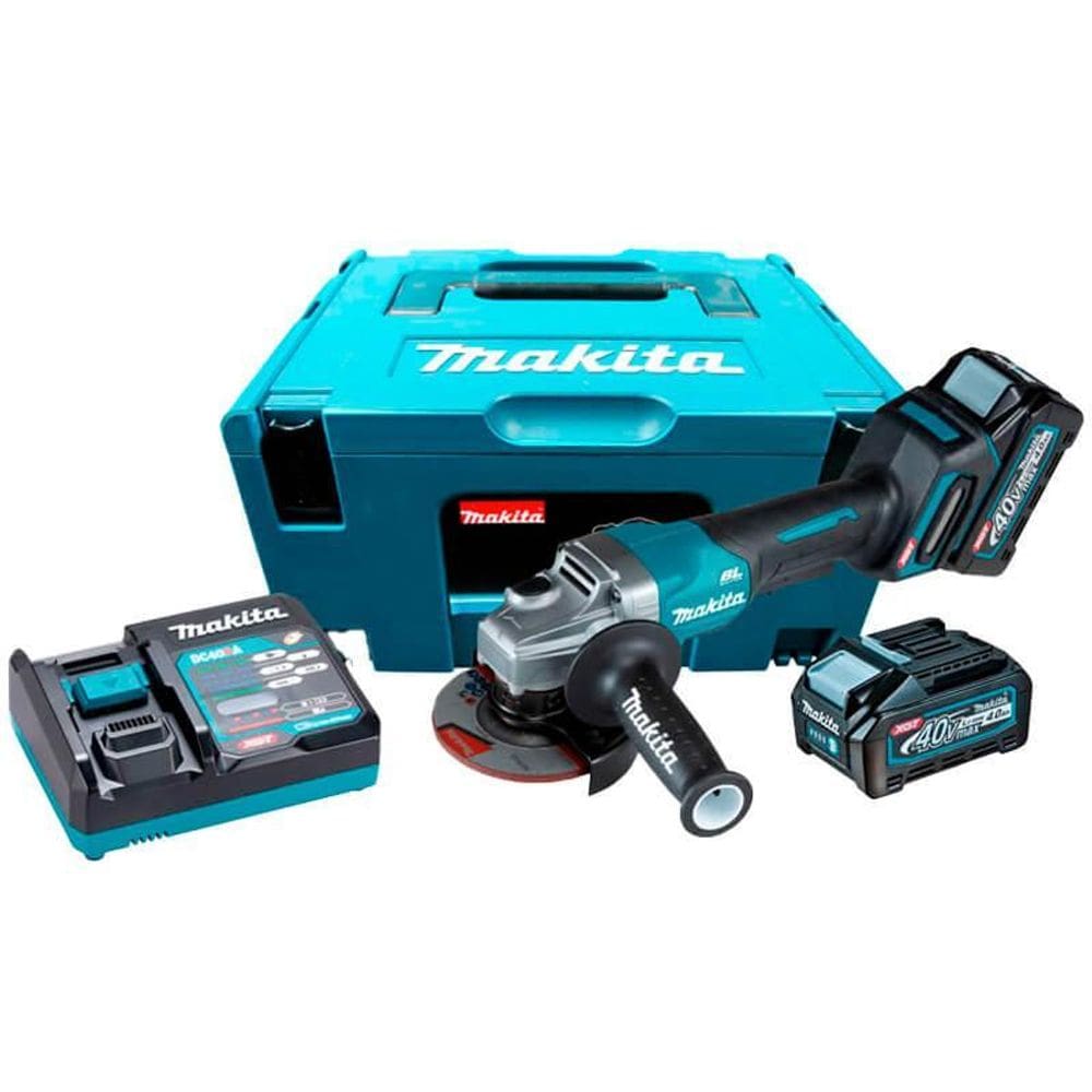 Esmerilhadeira 40V Xgt Carregador Makita Ga015Gm201 127V