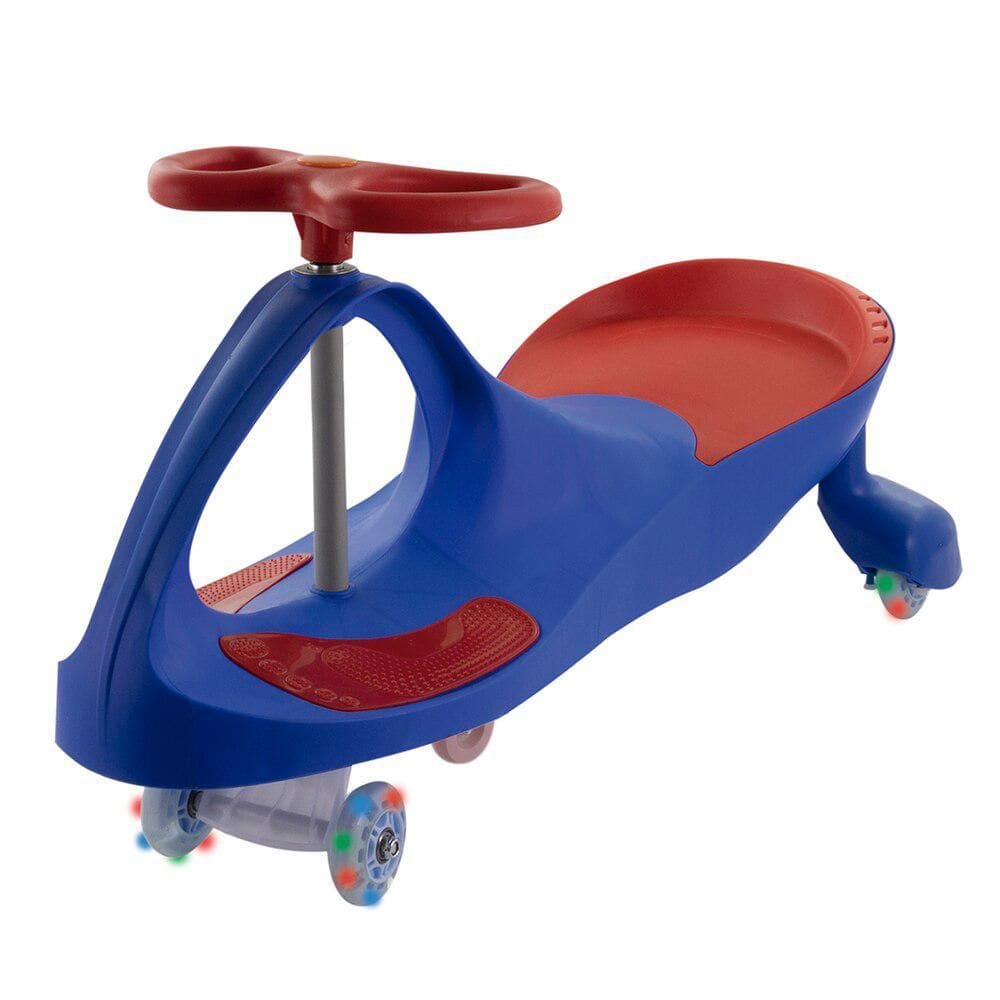 Carrinho Gira Car Infantil Azul Com Luz Zippy