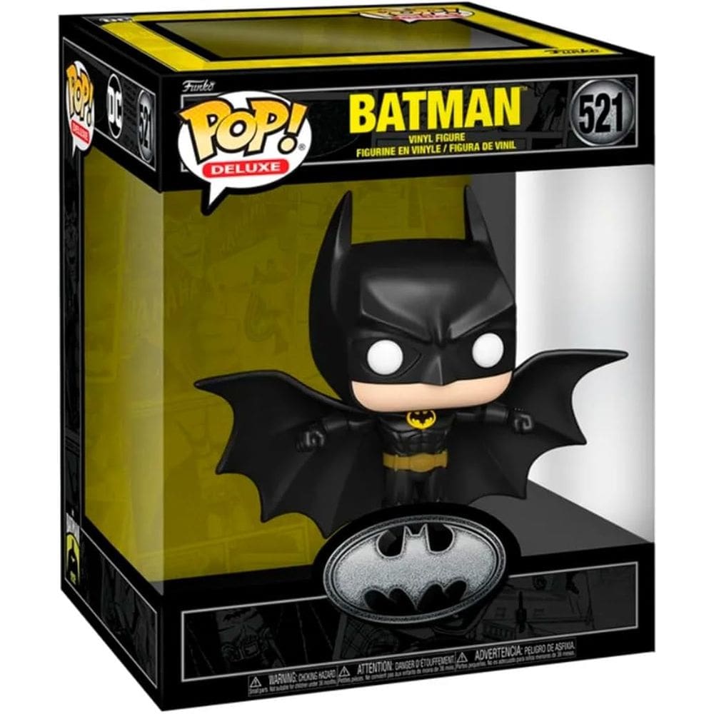Boneco Funko Pop Deluxe Batman 85 Anos Batman Voando (1989)