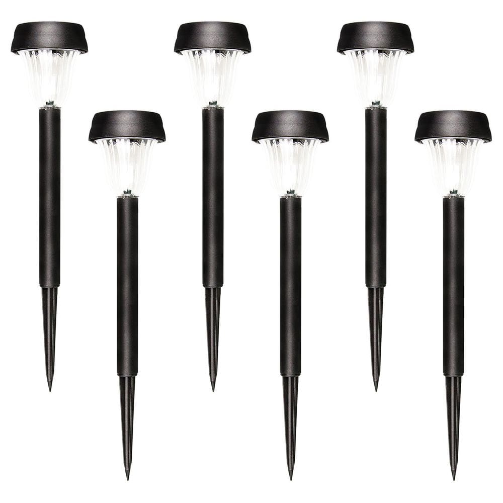 Kit 06 Luminária Solar Ecoforce Balizadoras Abs LED