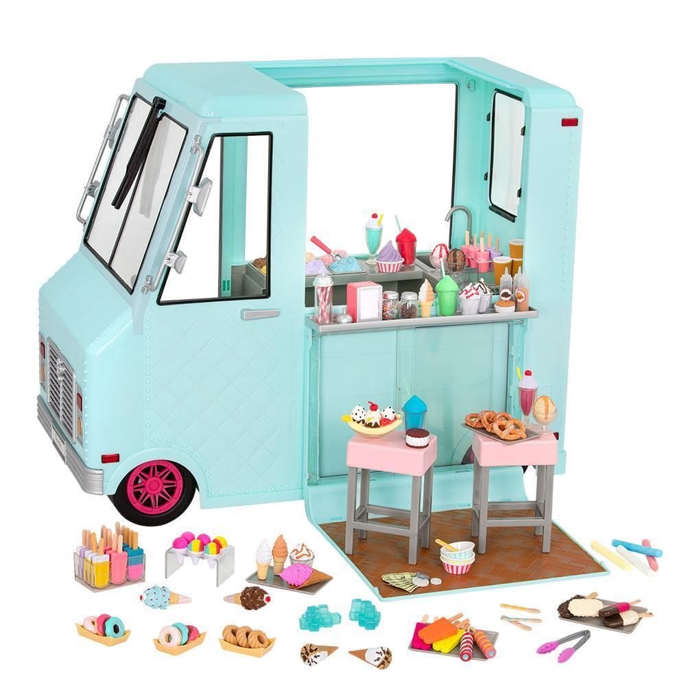 Caminhão de Sorvete Our Generation p/ Bonecas