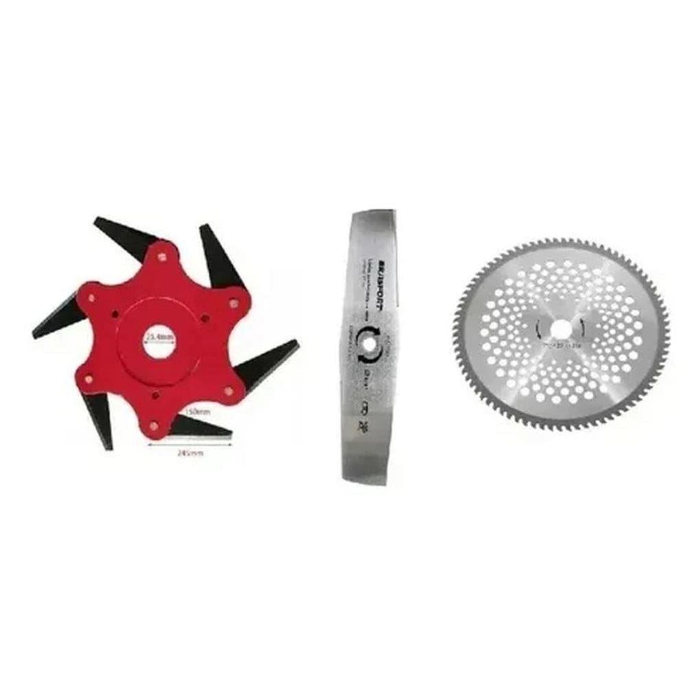 Disco Lamina De Roçadeira - 3 Laminas De Roçadeira Corte