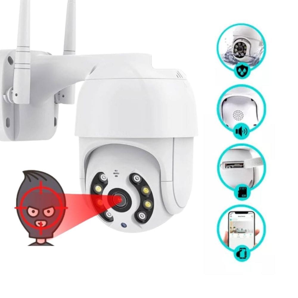 Câmera Externa Ip Wifi Com Visão Noturna