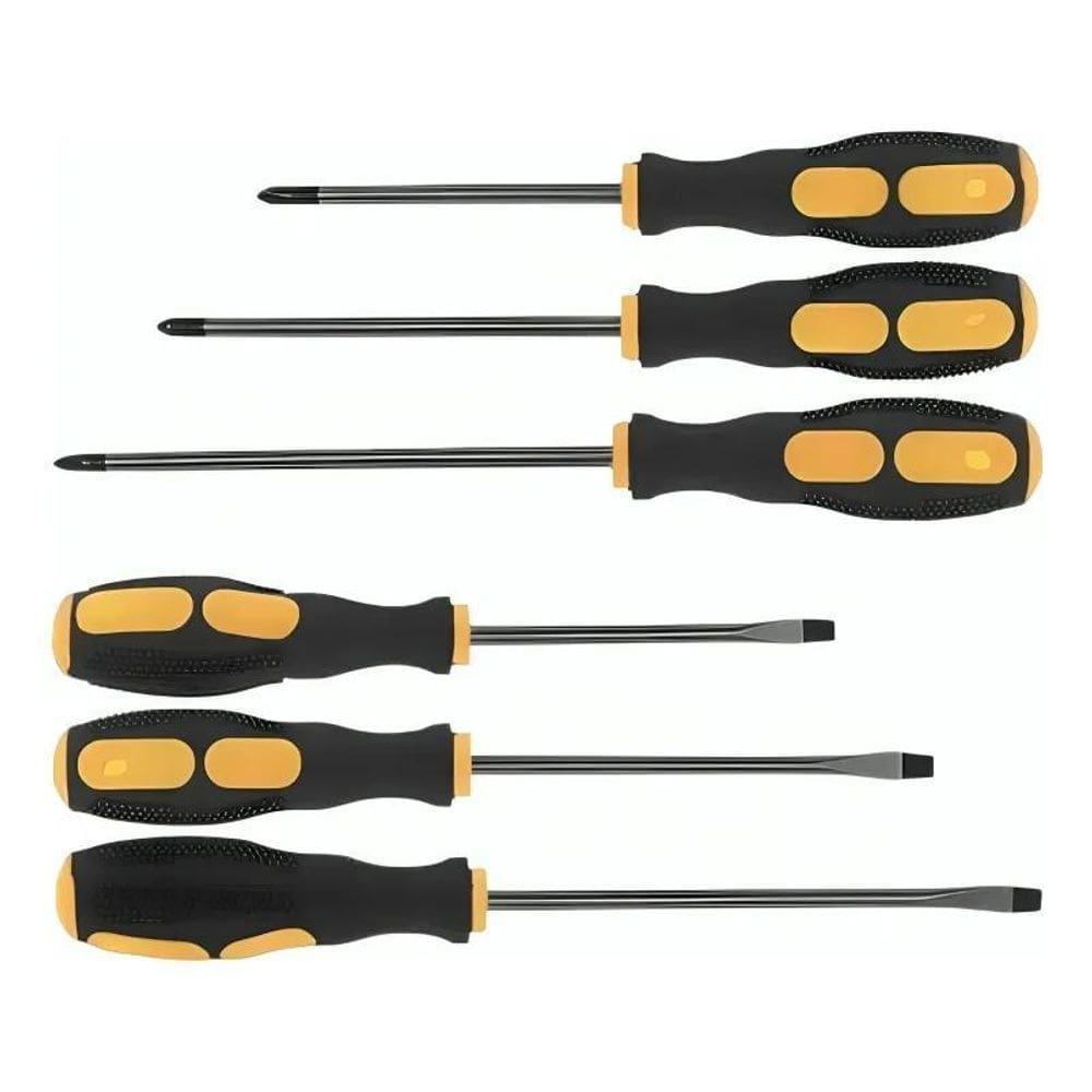 2X Kit 6 Peças Jogo De Chave De Fenda / Phillips Imantadas