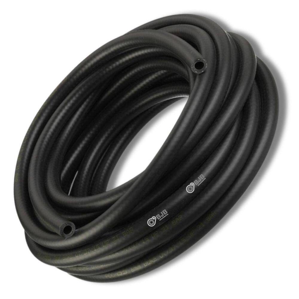 10Mts Mangueira 5/16 Preta Para Compressor