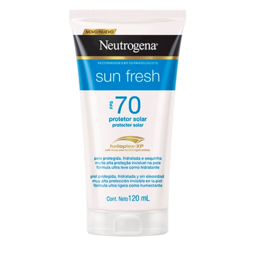 Protetor Solar Neutrogena Sun Fresh FPS 70 120ml