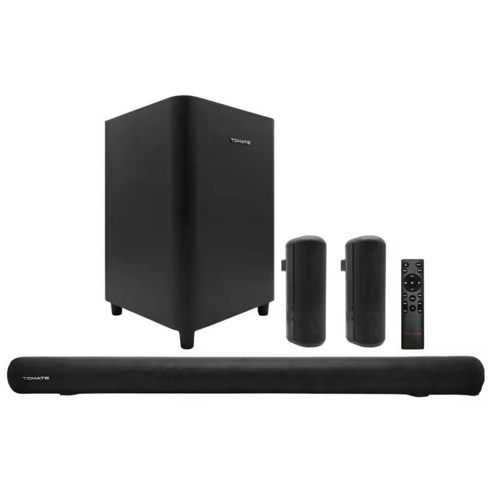 Kit Soundbar Tomate 280W Caixa De Som Home Theater Preto