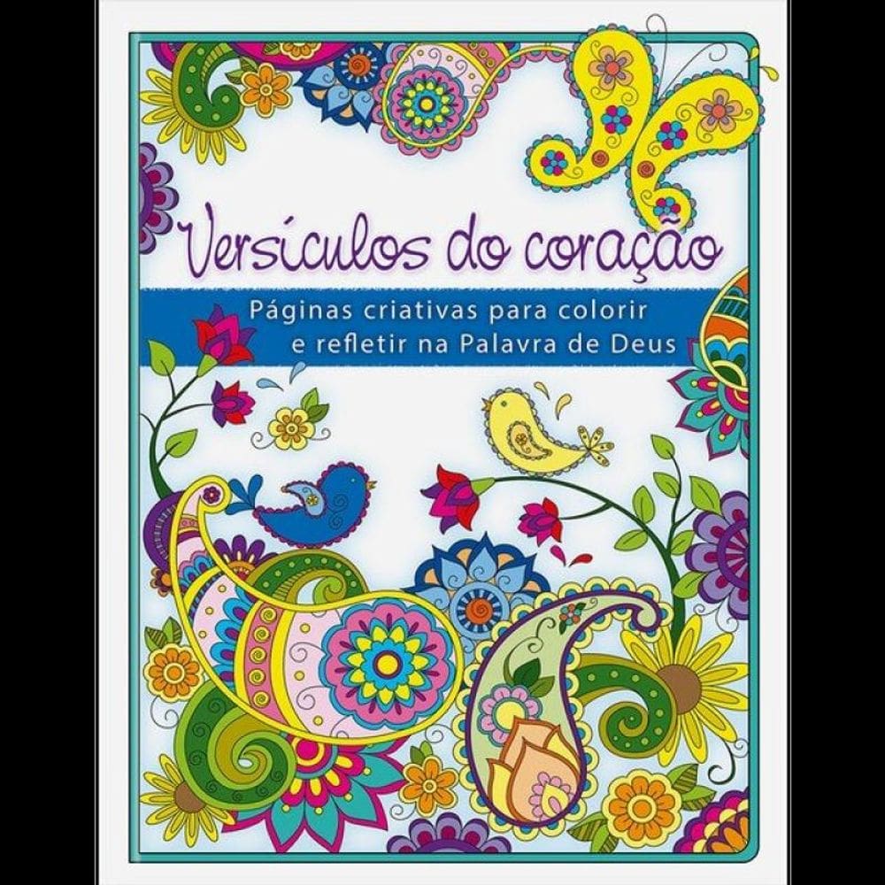Livro Para Colorir - Versículos Do Coração - Vol. 1