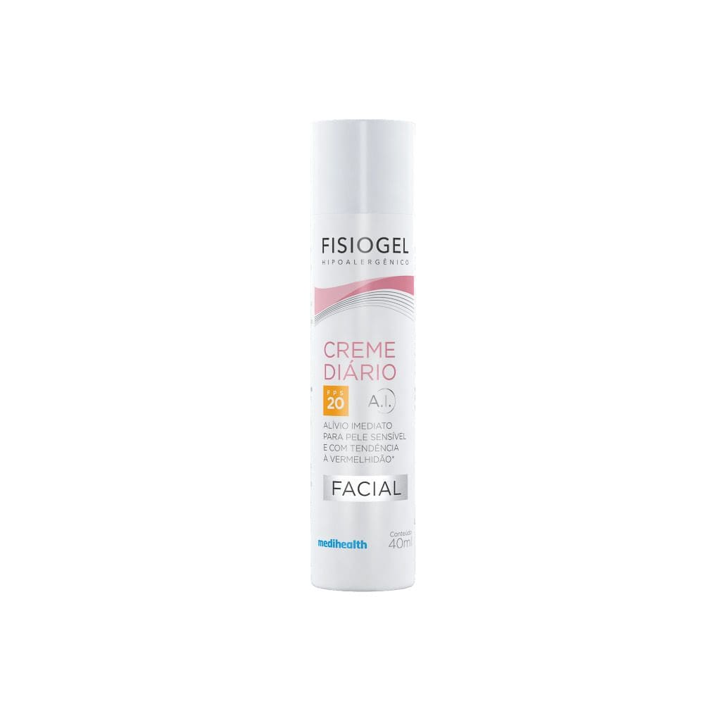 Fisiogel Ação Creme Diário Facial FPS 20 40ml