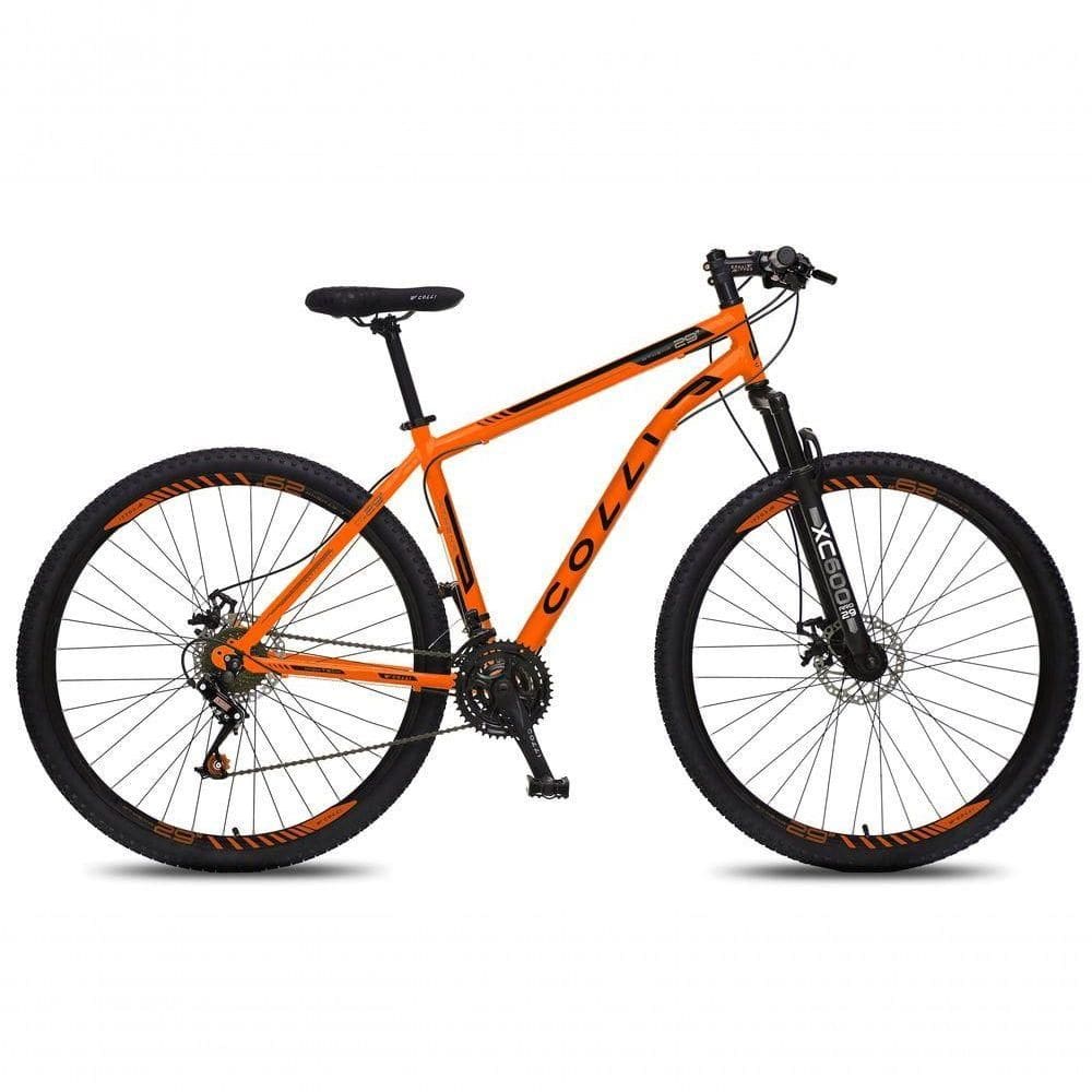 Bicicleta Athena Aro 29 Em Aço Com 21 Marchas Colli Laranja