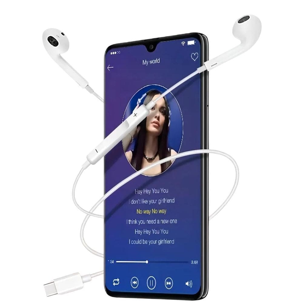 Fone De Ouvido Tipo-C Isolamento Acústico E Áudio Hd
