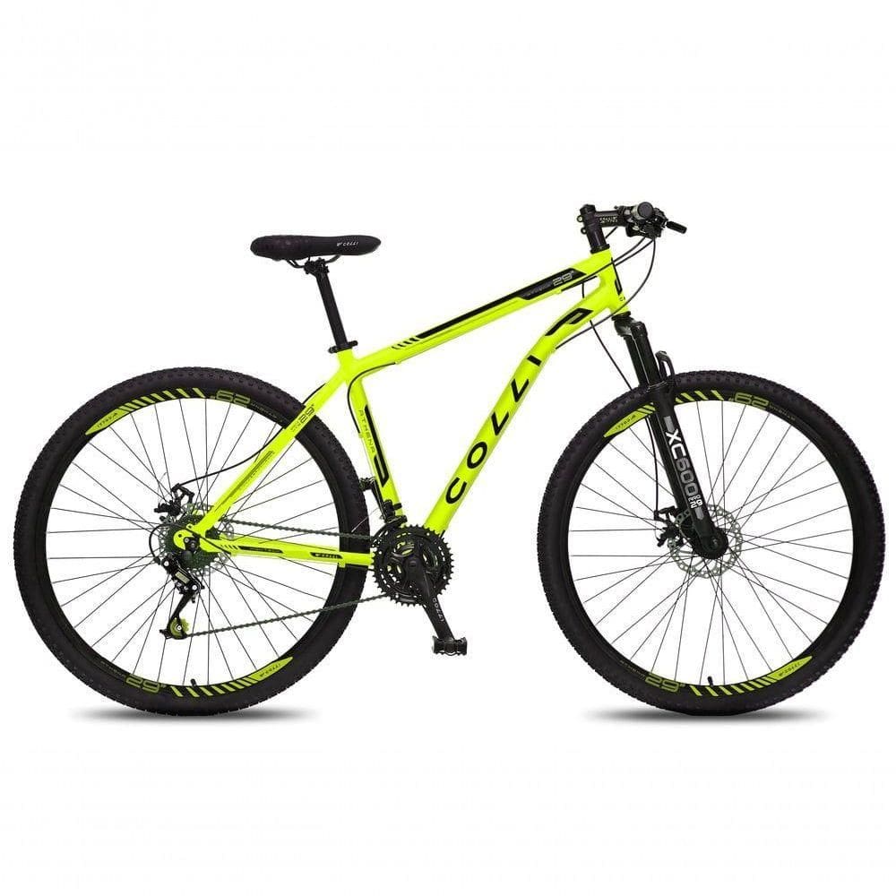 Bicicleta Athena Aro 29 Em Aço Com 21 Marchas Colli Amarelo