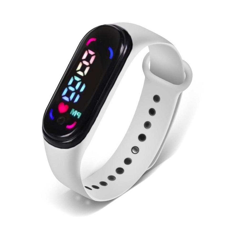 Relógio Digital Esporte Bracelete Led Adulto Infantil Barato
