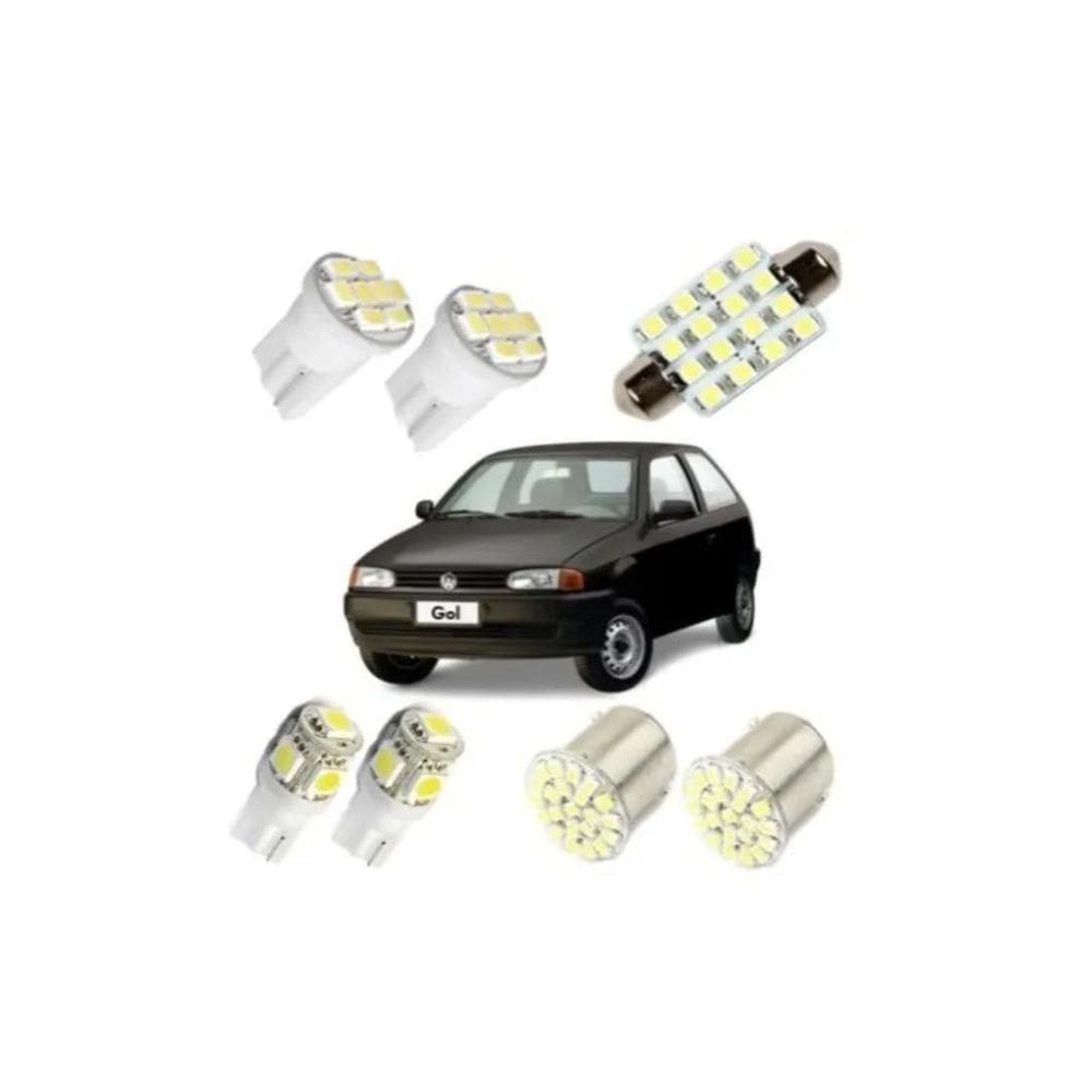 Kit Lâmpadas LED Gol Bola G2 - Blue Lion