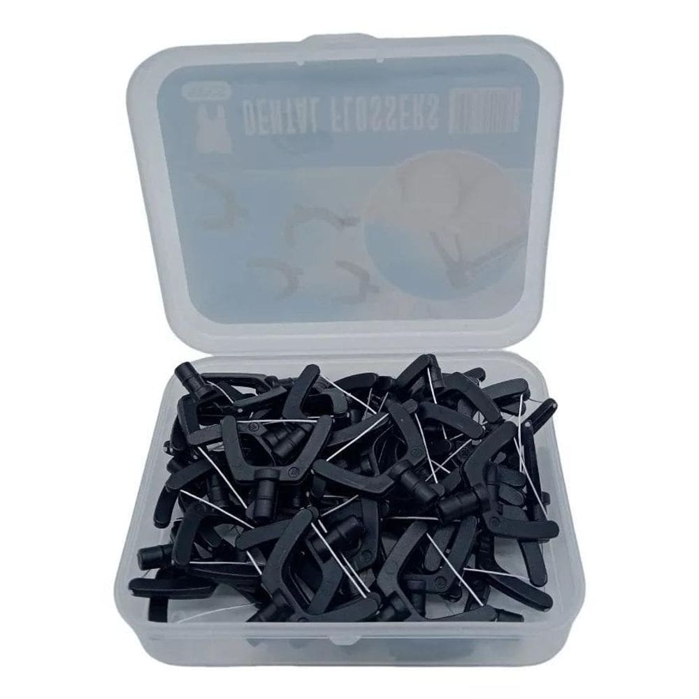 Fio Dental Elétrico a Pilha com Vibração - 50 Flosser