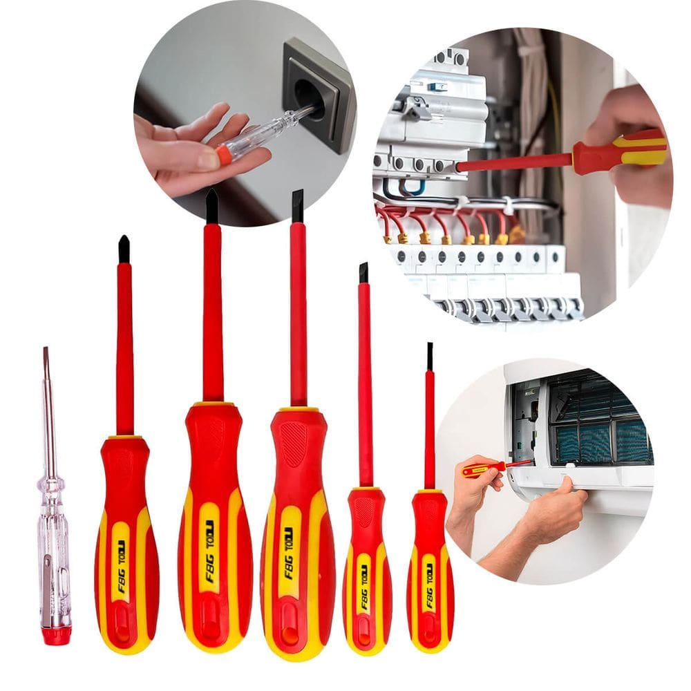 Jogo Profissional de Chaves Isoladas com Testador de Corrente