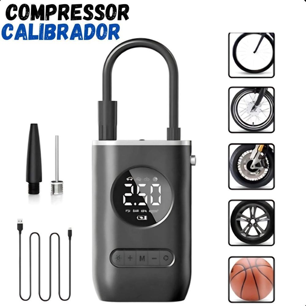 Mini Compressor 150 Psi Portátil Para Uso Emergencial