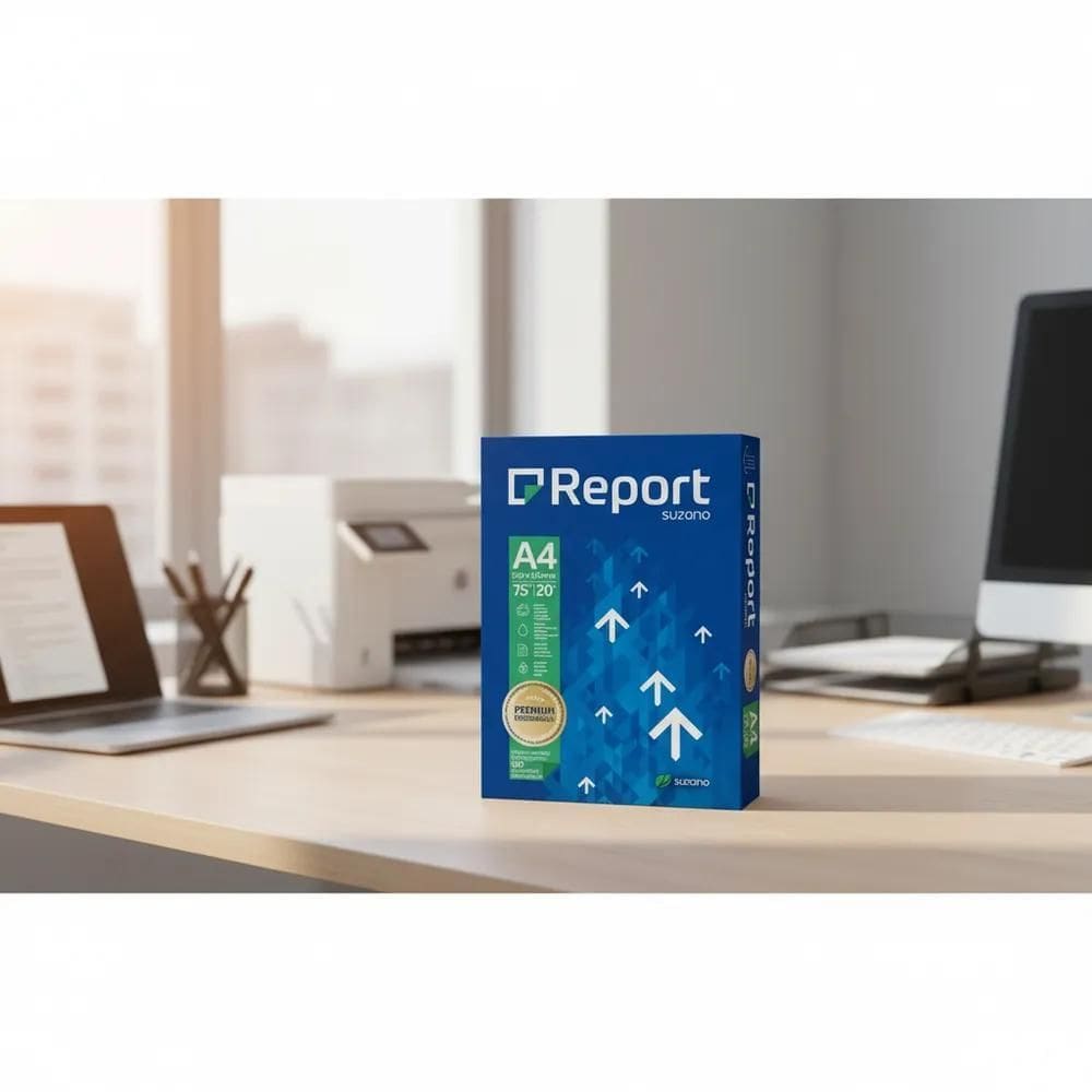 Papel A4 Sulfite Report 75G Branco 500 Folhas Alta Perform