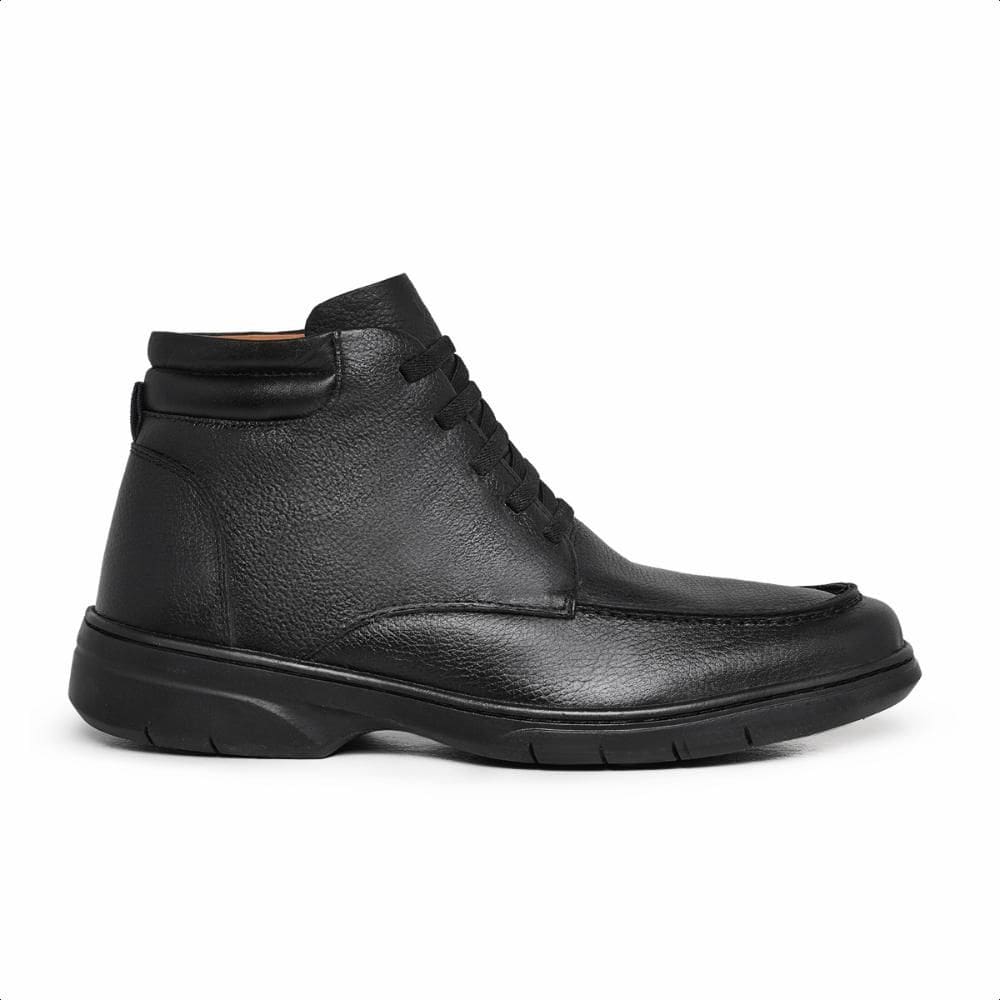 Bota Coturno Masculina Couro Confortável