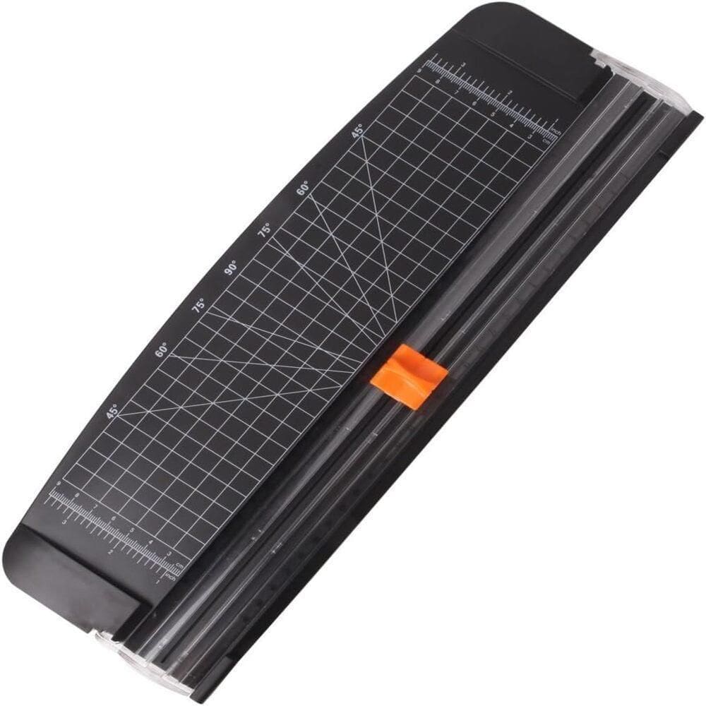 Guilhotina Papel Refiladora A4 Cortador Mesa 12 Folhas Scrapbook Artesanato Protecao Cortes Precisos Rapidos