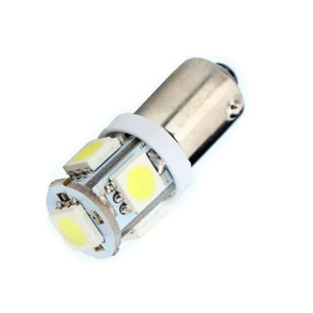 Kit Com 10 Lâmpadas Base 69 Ba9S 5Led Smd 5050