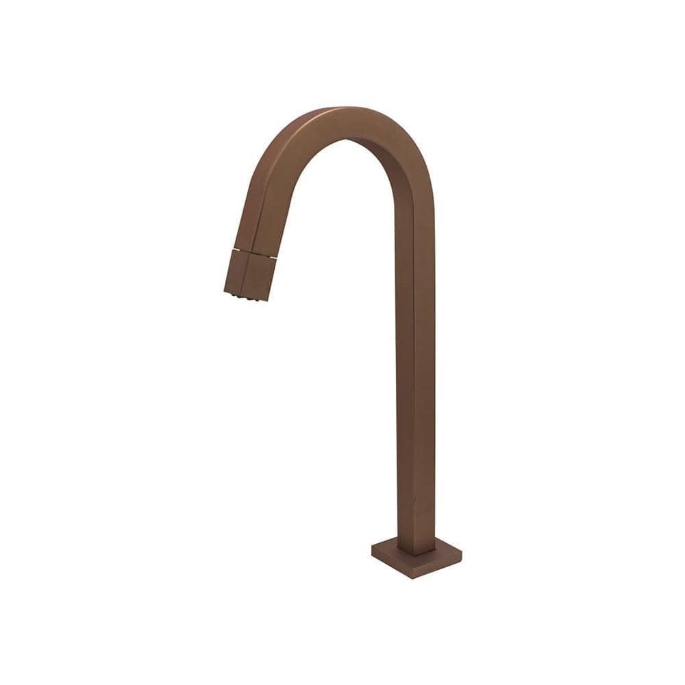 Torneira Lavatório Slim Quadrada Cobre - Alta Resistência