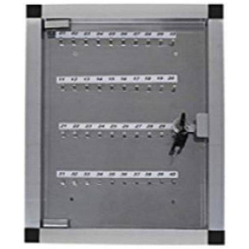 Claviculário De Chaves Em Alumínio Porta Acrílico 50 Chaves