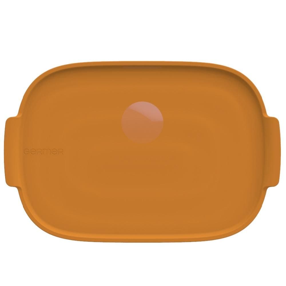 Bandeja Refratária Retangular 32 cm Amarela Porcelana