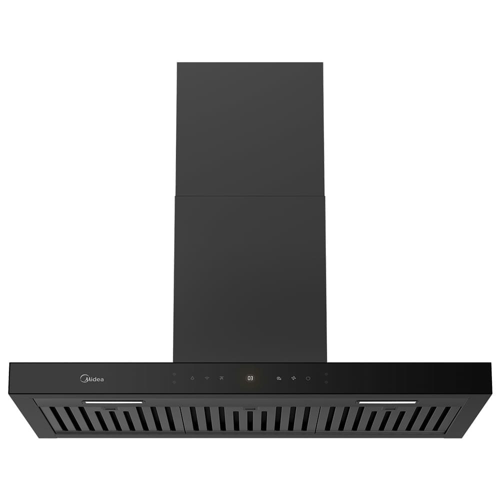 Coifa de Parede 90cm Black Inox Smart Pro Touch Midea